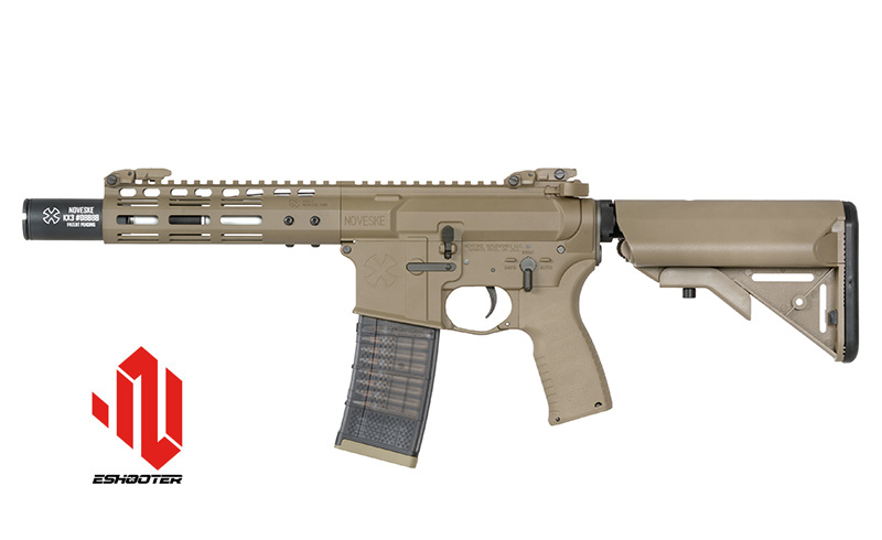 Noveske 7.5" Gen III DIPLOMAT S-AEG mit Eshooter ETU, FDE