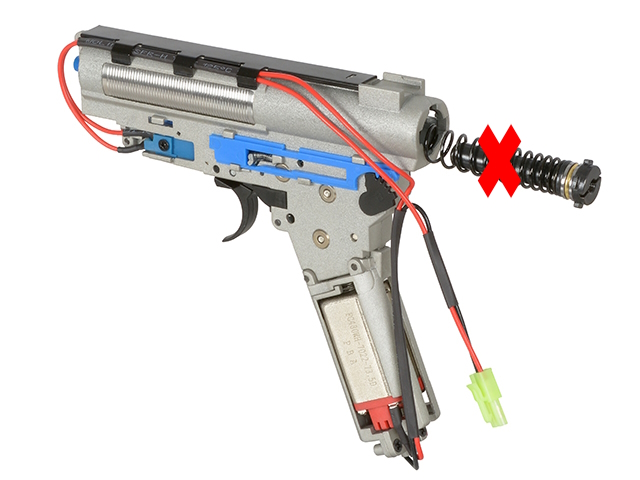 Kopie von Cyma V3 - Komplettgearbox für AK mit Neodymmagnet-Motor, Federschnellwechselsystem, mit Selectorplate für max. 0,5J AEG #1