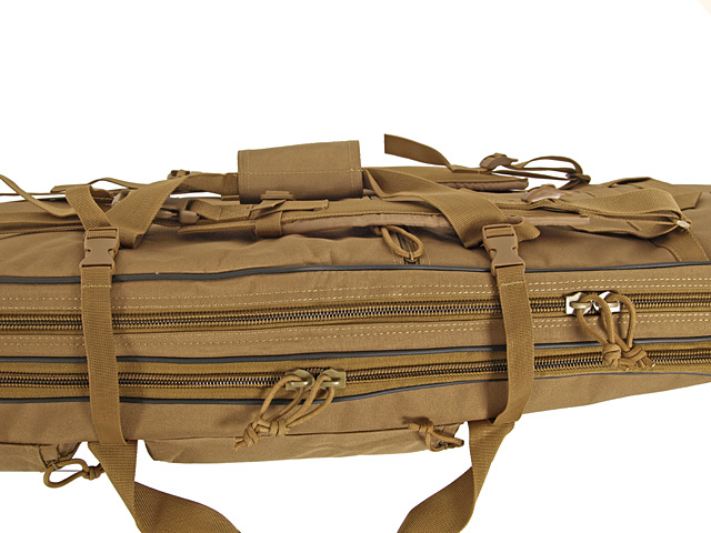 47 inches double rifle gun case - black [8FIELDS] - Restposten