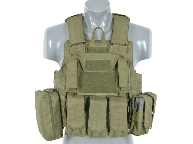 Combat Modular Armor System Replica - olive [8FIELDS]