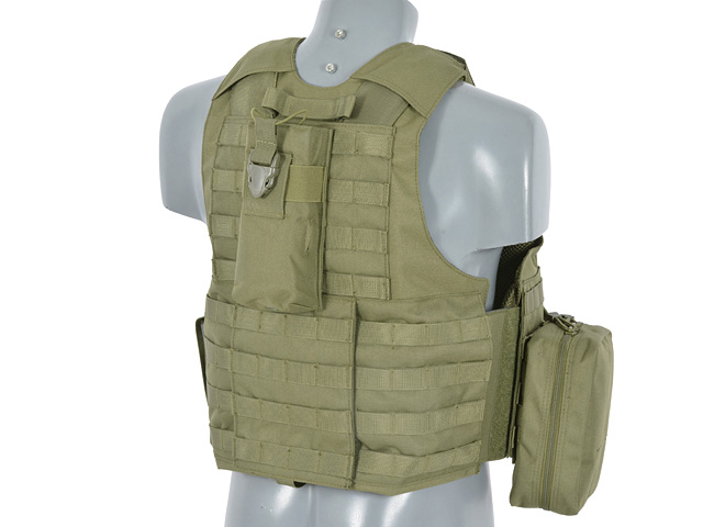 Combat Modular Armor System Replica - olive [8FIELDS]