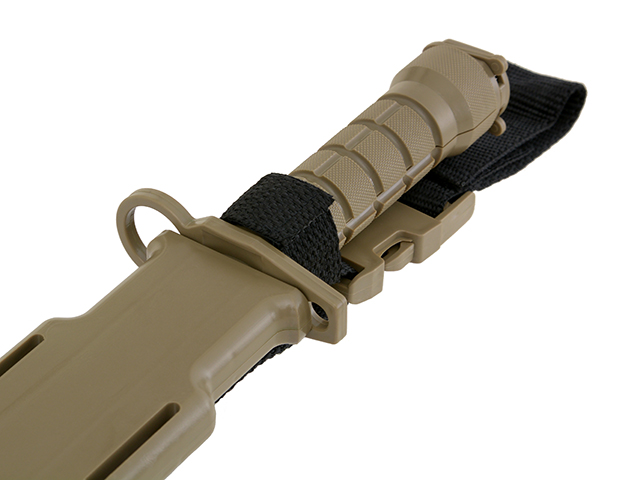 Dummy Bajonett mit Scheide für M4/M16 - Tan