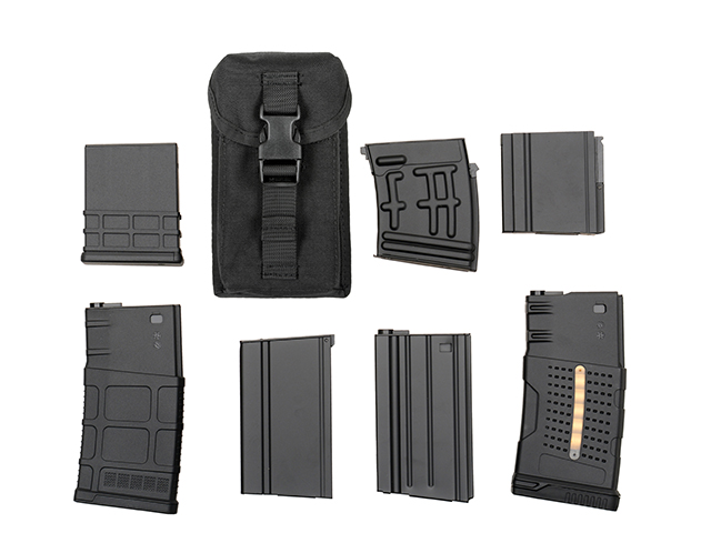 Sniper Rifle Double Magazine Pouch - Olive Sniper Rifle Double Magazine Pouch - Olive