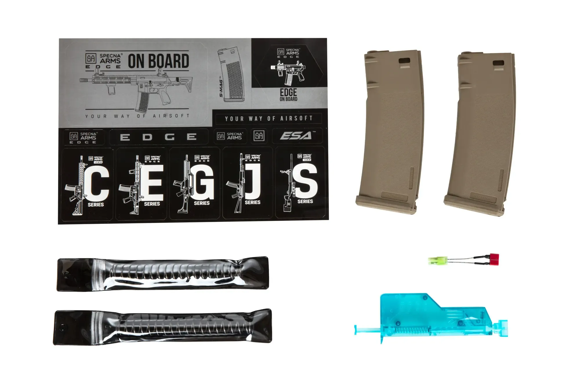 SA-P20 PRIME max. 0,5J AEG mit ASTERII Bluetooth E.T.U, Dark Matter 27K Brushless Motor und Speedgears (TAN)