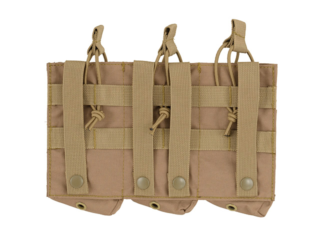 Open Top Triple 7.62x39 AK Mag Pouch - COYOTE [8FIELDS]