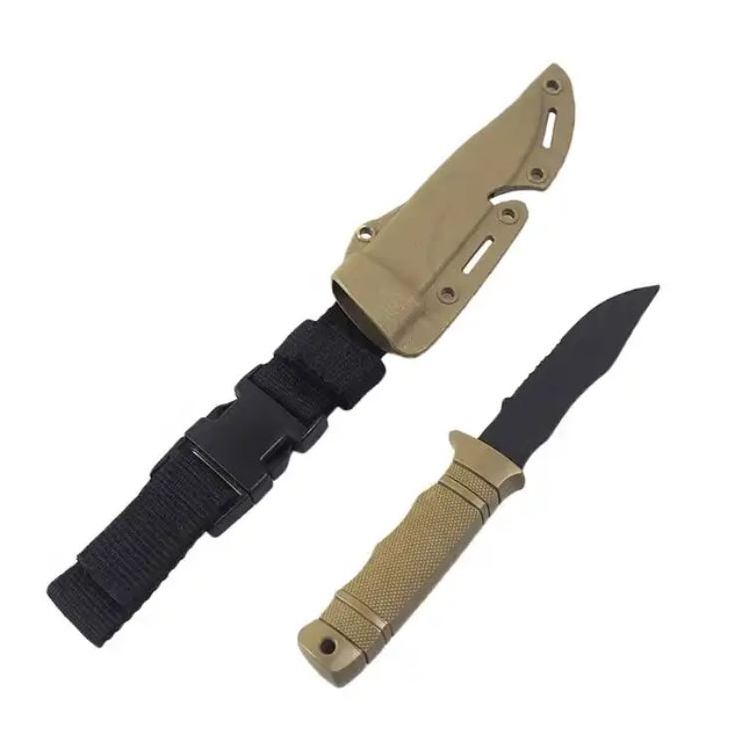 Trainingsmesser "Curved" mit Scheide tan Trainingsmesser "Curved" mit Scheide tan