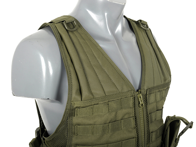 Lightweight MOLLE Tactical Vest - Olive [8FIELDS]