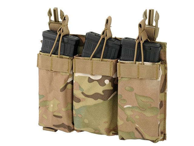 Buckle Up Triple 5.56 Pouch Panel - Multicamo [8FIELDS]