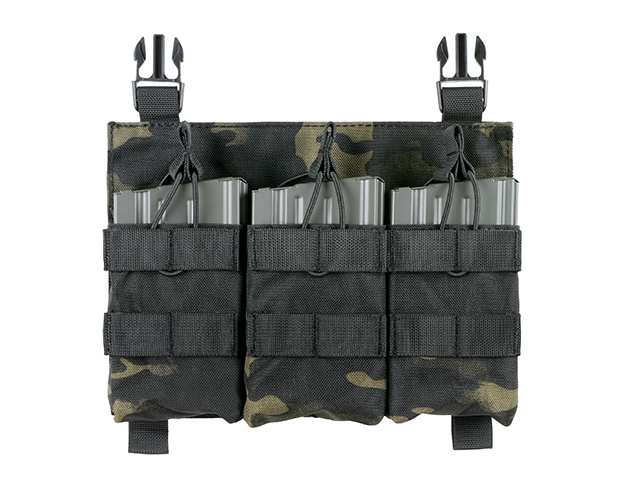 Buckle Up Triple SR25/AR-10/M14/SCAR-H Pouch Panel - MB Buckle Up Triple SR25/AR-10/M14/SCAR-H Pouch Panel - MB