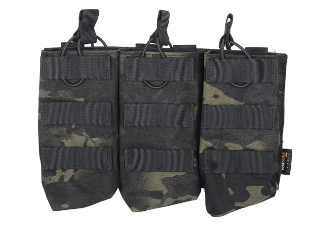 Triple AK47/AKM Mag Pouch - Multicam Black [8FIELDS PREMIUM]