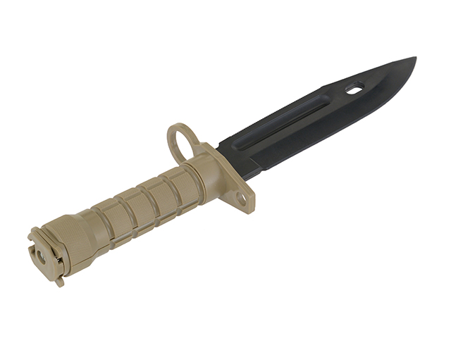 Dummy Bajonett mit Scheide für M4/M16 - Tan