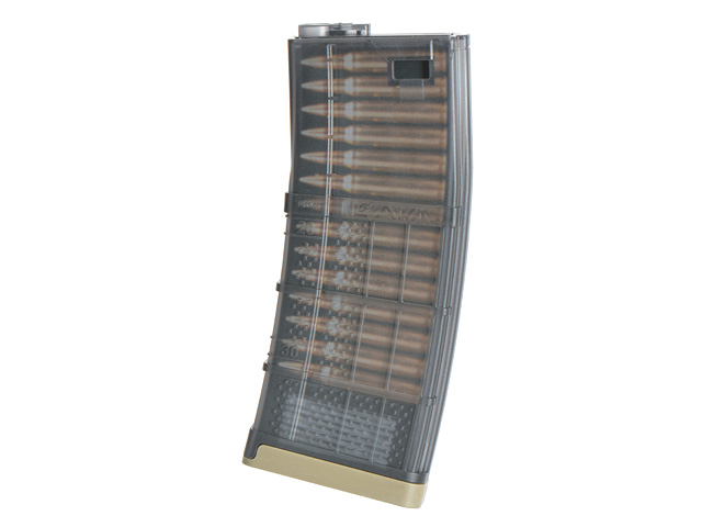 190rds Lancer L5 AWM '5.56' Magazin für M4/AR15, TAN