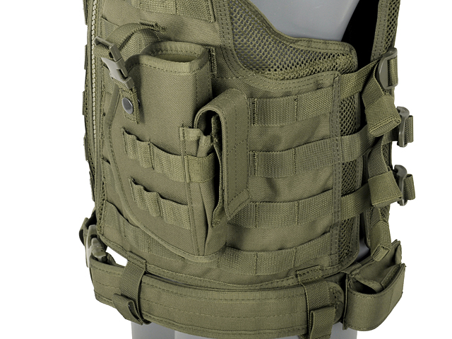 Lightweight MOLLE Tactical Vest - Olive [8FIELDS]