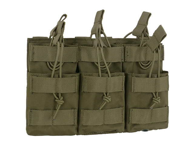 Triple Stacker M4/M16/AR-15 Mag Pouch - OLIVE [8FIELDS]