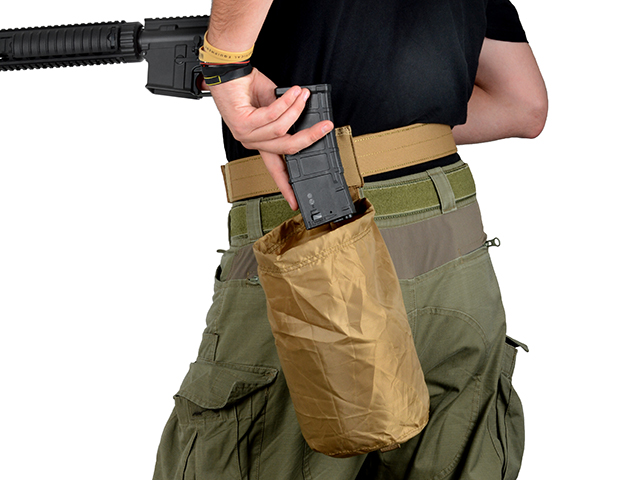 Belt Mounted Small Dump Pouch - Olive [8FIELDS]