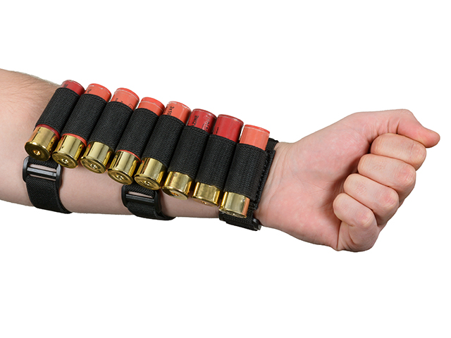 Arm shotshell pouch for 8 rounds - Black [8FIELDS]