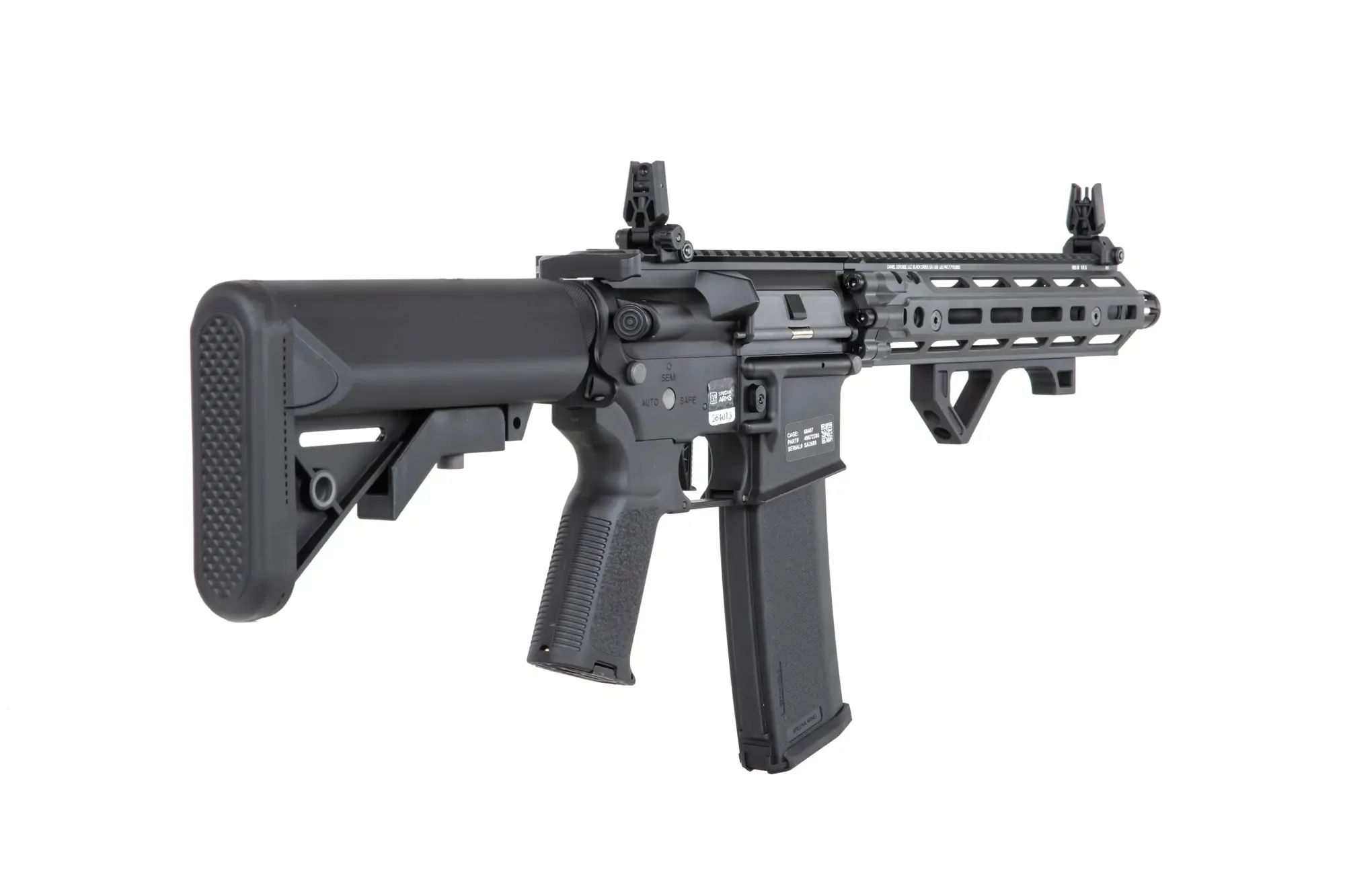 Daniel Defense® RIS III 10,5'' SA-P27 PRIME max. 0,5J AEG mit ASTERII Bluetooth E.T.U, Dark Matter 27K Brushless Motor und Speedgears (GR)