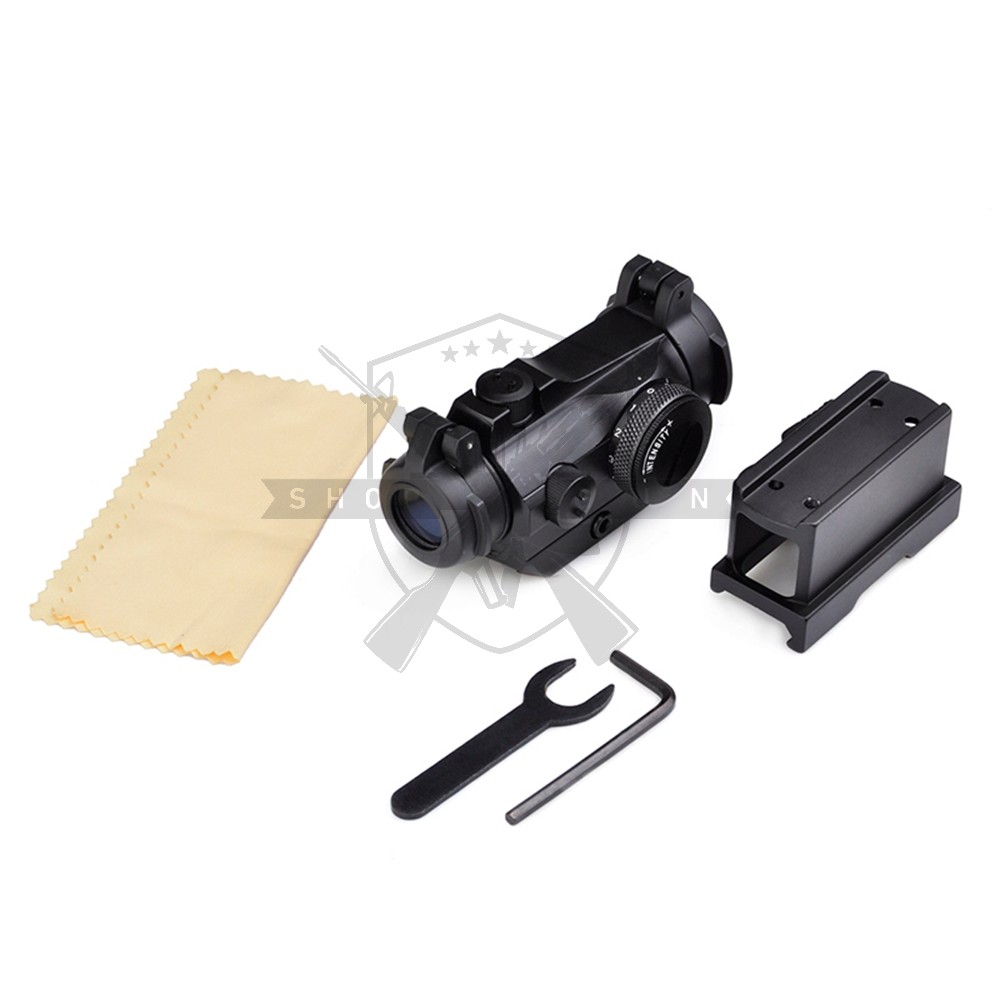 Set: T2 Red Dot -Nachbau mit QD Mount & Low Mount (BK)