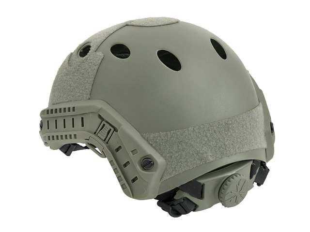 FAST PJ Helmet Replica with quick adjustment - Ranger Green [EM]