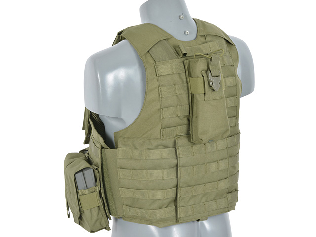 Combat Modular Armor System Replica - olive [8FIELDS]