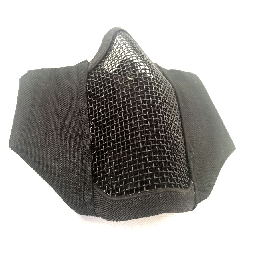 Basic Gittermaske mit leichtem Ohrenschutz (BK) Basic Gittermaske mit leichtem Ohrenschutz (BK)