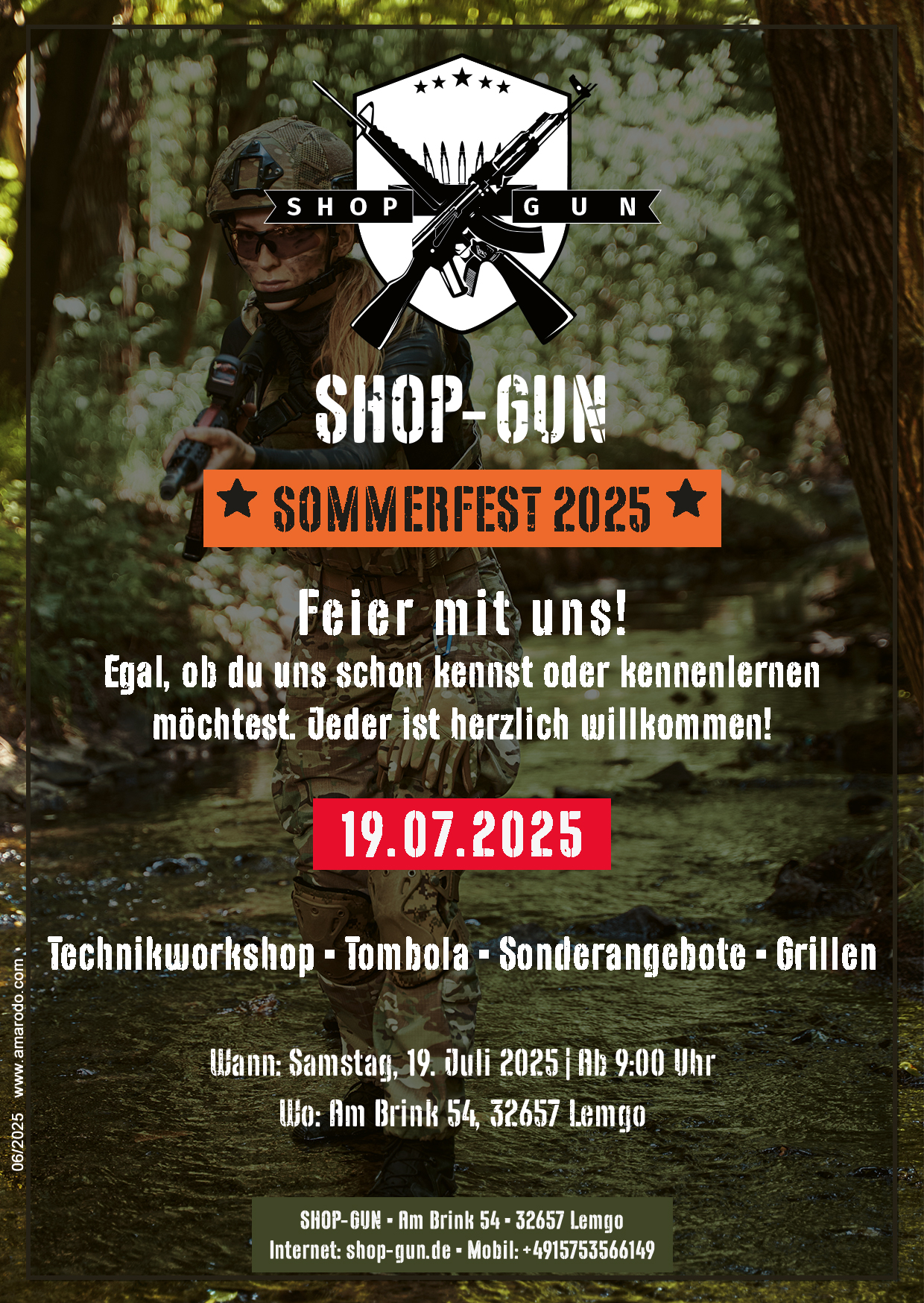 Sommerfest 19.07.2025 bei Shop-Gun
