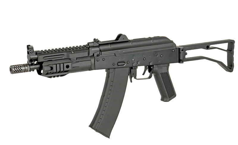 SLR AKS-74U max.0,5J AEG mit Tracer HopUp und Eshooter ETU