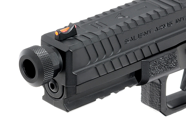 CYMA CM.135S AEP "SAI BLU - SALIENT ARMS INTERNATIONAL", schwarz/gold, S-Line mit JEFFTRON Mosfet MICRO