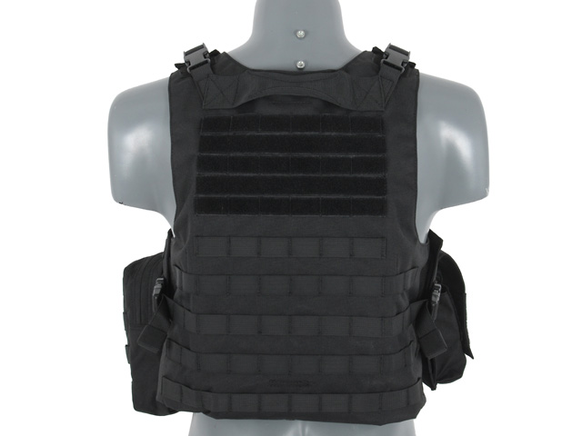 Lightweight AAV FSBE Assault Vest System V2 - Black [8FIELDS]