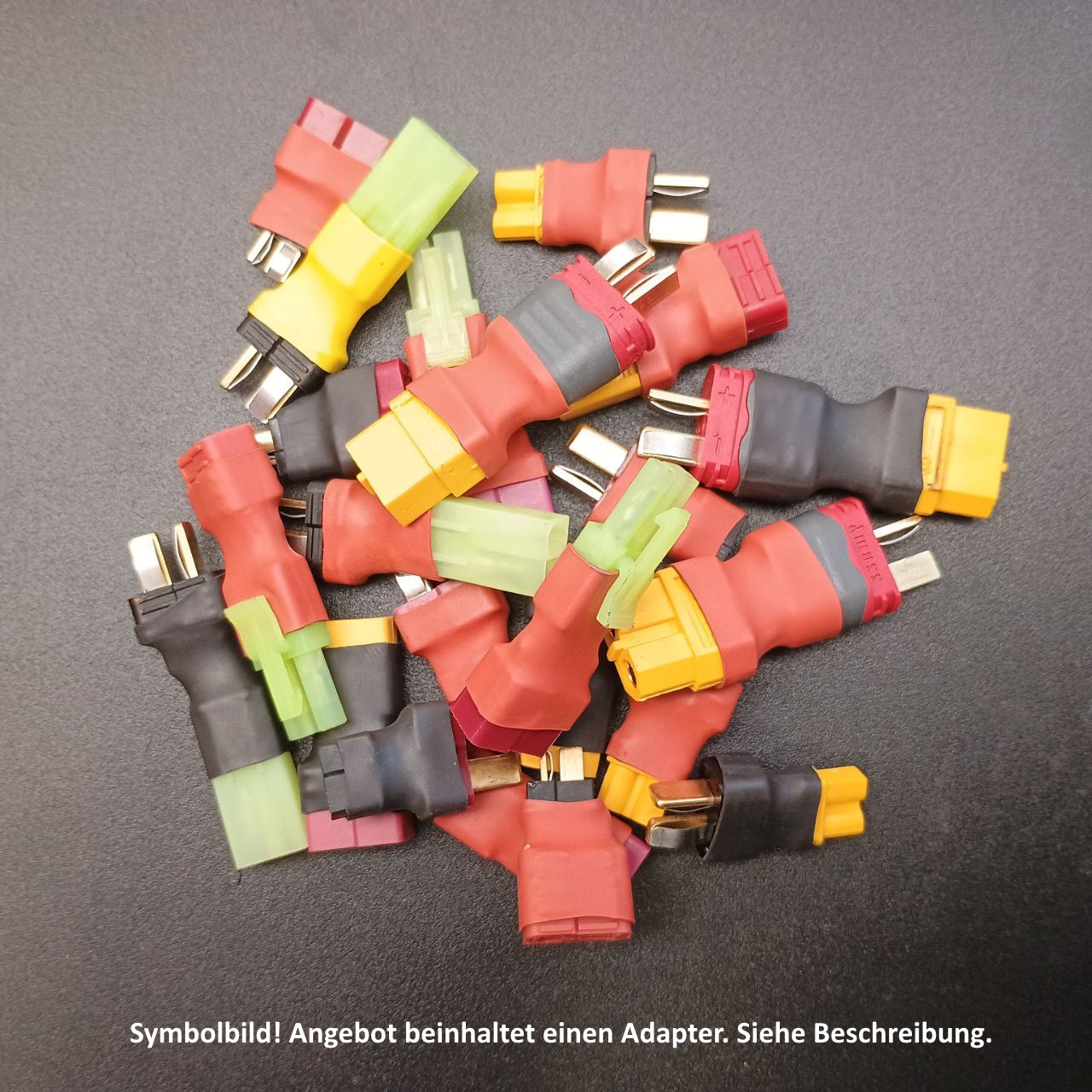 Adapter von Tamiya (+) auf Dean (-) Adapter von Tamiya (weiblich) auf Dean (männlich)