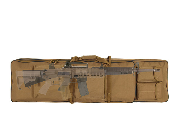 47 inches double rifle gun case - black [8FIELDS] - Restposten