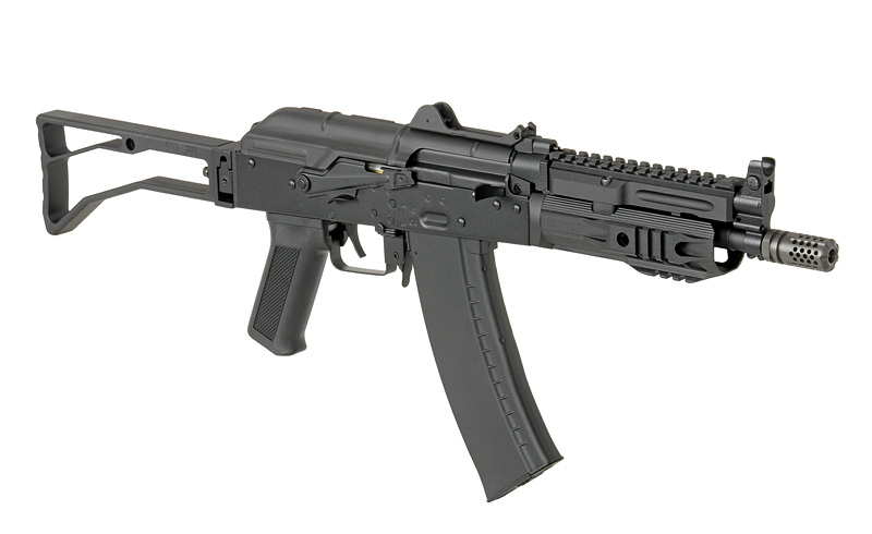 SLR AKS-74U max.0,5J AEG mit Tracer HopUp und Eshooter ETU