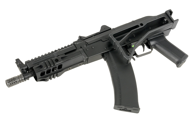 SLR AKS-74U max.0,5J AEG mit Tracer HopUp und Eshooter ETU