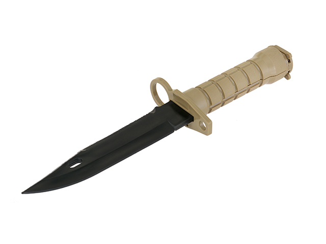 Dummy Bajonett mit Scheide für M4/M16 - Tan