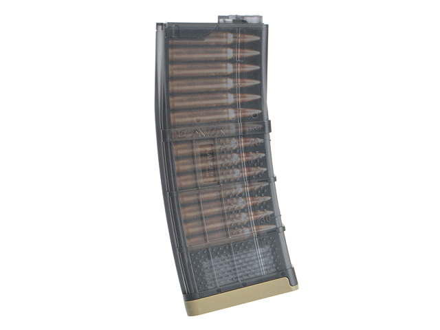 190rds Lancer L5 AWM '5.56' Magazin für M4/AR15, TAN