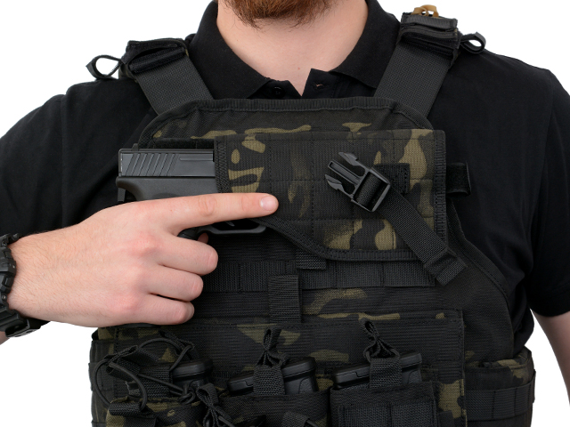Horizontal MOLLE Pistol Holster - Coyote [8FIELDS]