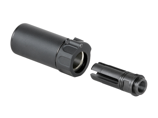 90MM Dummyschalldämpfer, schwarz