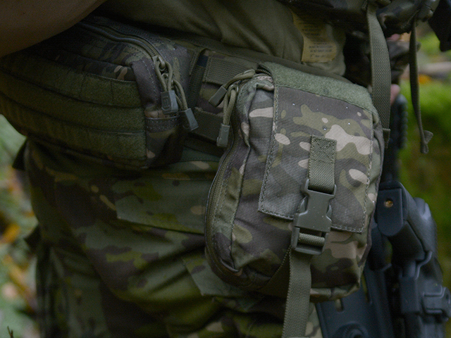 Padded MOLLE Combat Belt (L) - Olive [8FIELDS]