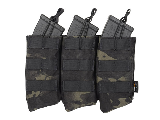 Triple AK47/AKM Mag Pouch - Multicam Black [8FIELDS PREMIUM]