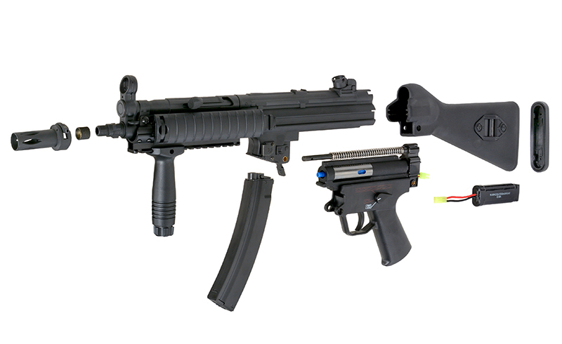 Cyma M5 Klappschaft - CM.041B max. 0,5J AEG (BLUELINE)