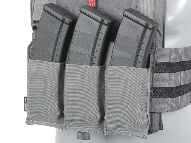 Detachable Elastic Triple Magazine Pouch - Coyote Brown [EM]