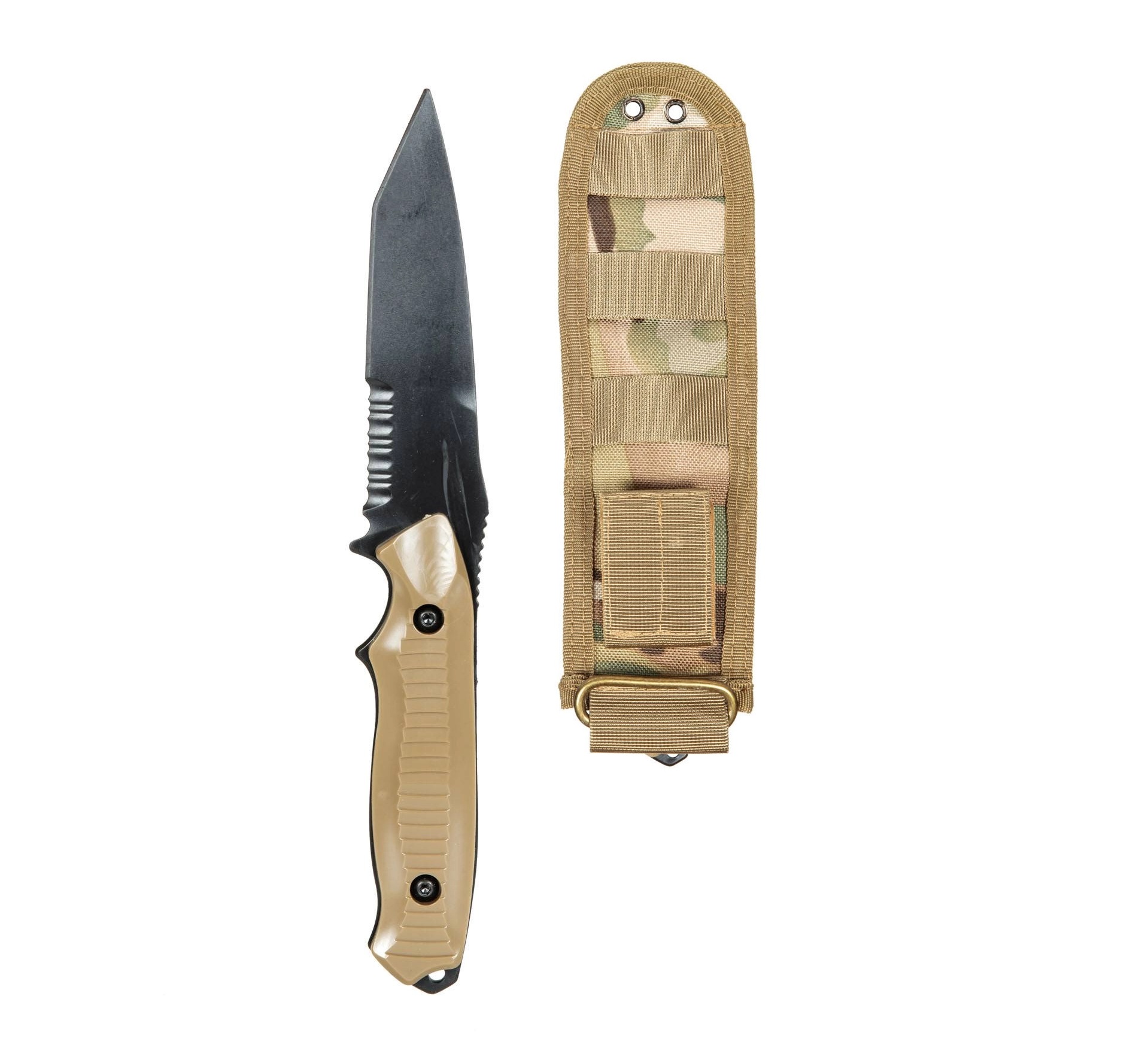 ACM TD202 Trainingsmesser mit Scheide - Tan/MC/schwarz ACM TD202 Trainingsmesser mit Scheide - Tan/MC/schwarz