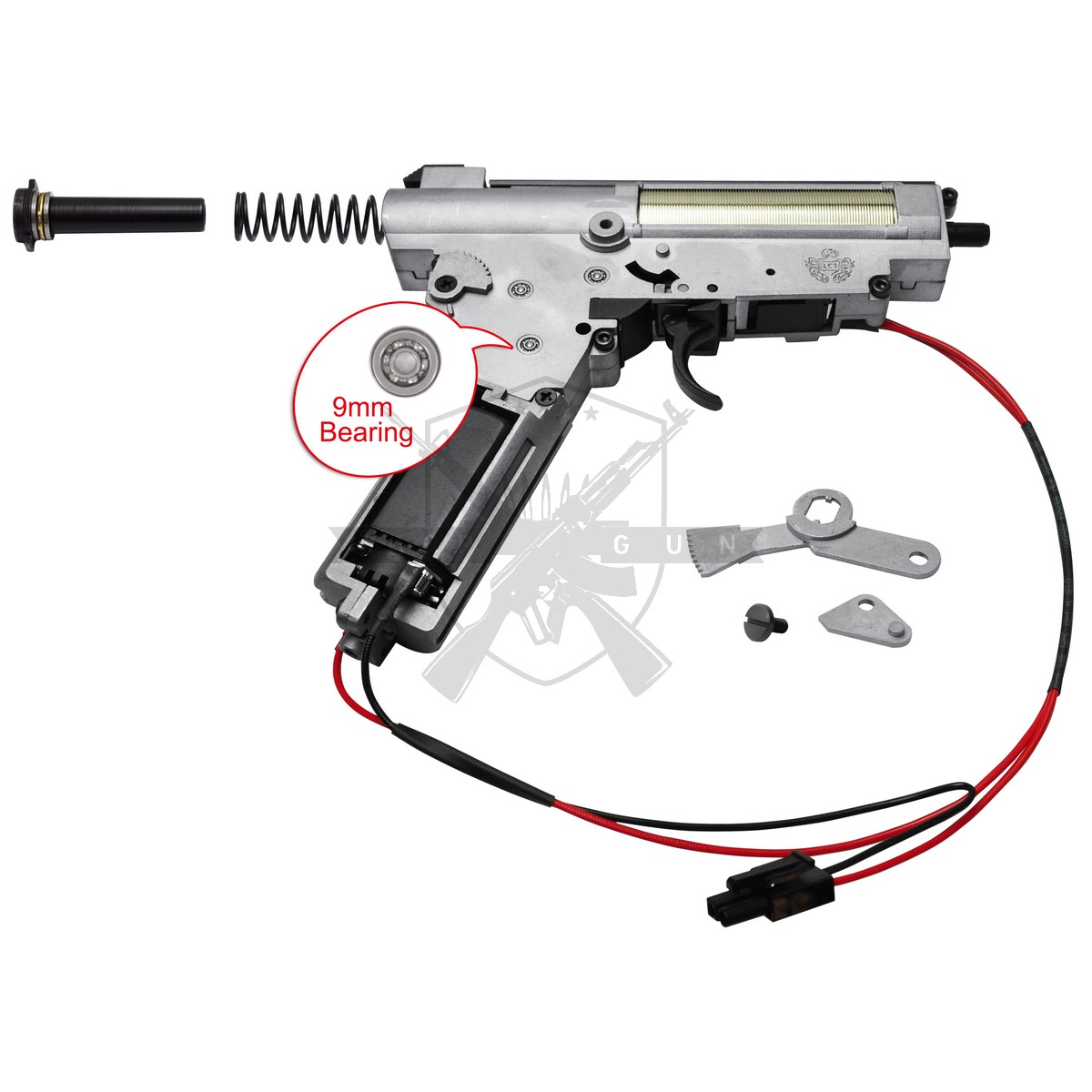 LCT V3 Komplettgearbox, FSWS, 9mm Lager LCT V3 Komplettgearbox, FSWS, 9mm Lager