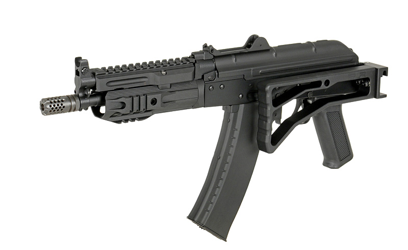 SLR AKS-74U max.0,5J AEG mit Tracer HopUp und Eshooter ETU