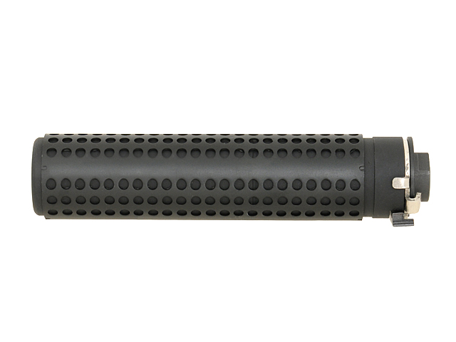QD Schalldämpferdummy mit Flashhider, schwarz