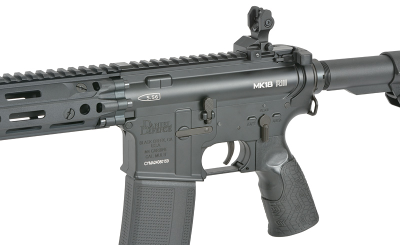 Daniel Defense MK18 RIII 10.3" max. 0,5J AEG mit Eshooter ETU, Schwarz