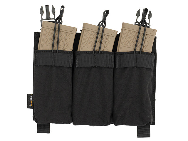 Buckle Up Triple 5.56 Pouch Panel - Black Buckle Up Triple 5.56 Pouch Panel - Black
