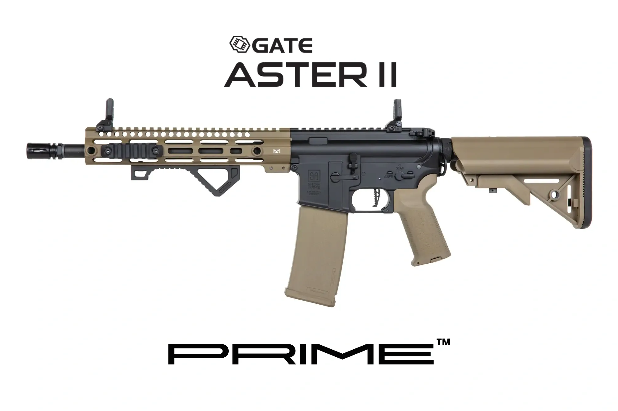 SA-P20 PRIME max. 0,5J AEG mit ASTERII Bluetooth E.T.U, Dark Matter 27K Brushless Motor und Speedgears (TAN)