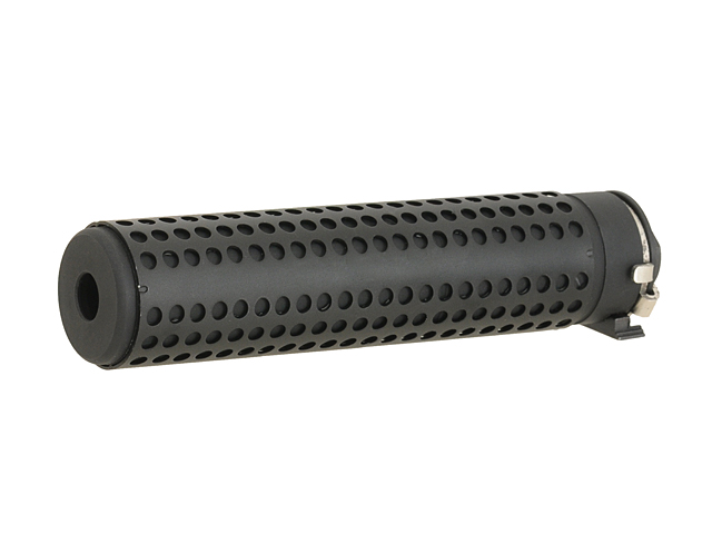 QD Schalldämpferdummy mit Flashhider, schwarz