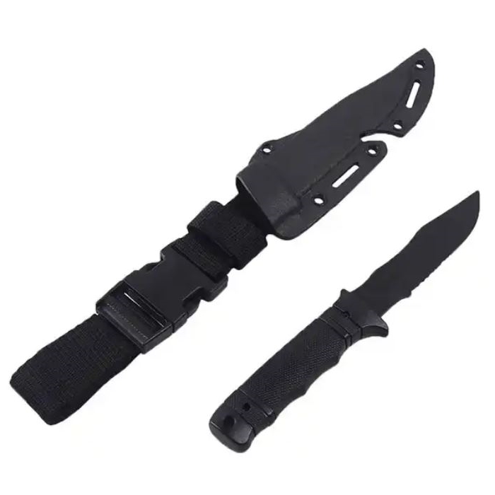 Kopie von Trainingsmesser "Curved" mit Scheide schwarz #1 Kopie von Trainingsmesser "Curved" mit Scheide schwarz #1